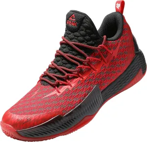 PEAK Men's Sneakers, Lou Williams Lightning Sport Shoes for Basketball, Running, Walking