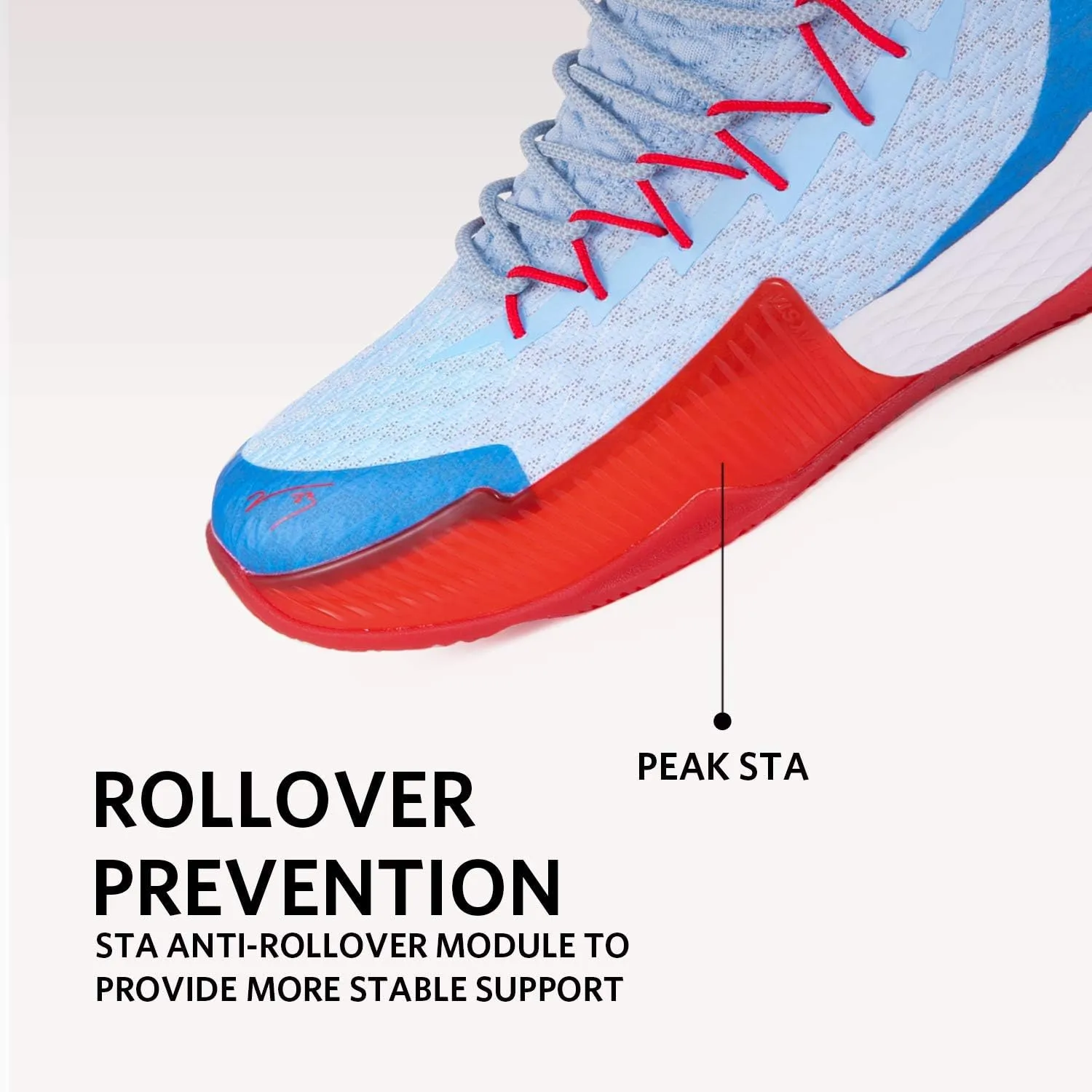 PEAK Men's Sneakers, Lou Williams Lightning Sport Shoes for Basketball, Running, Walking