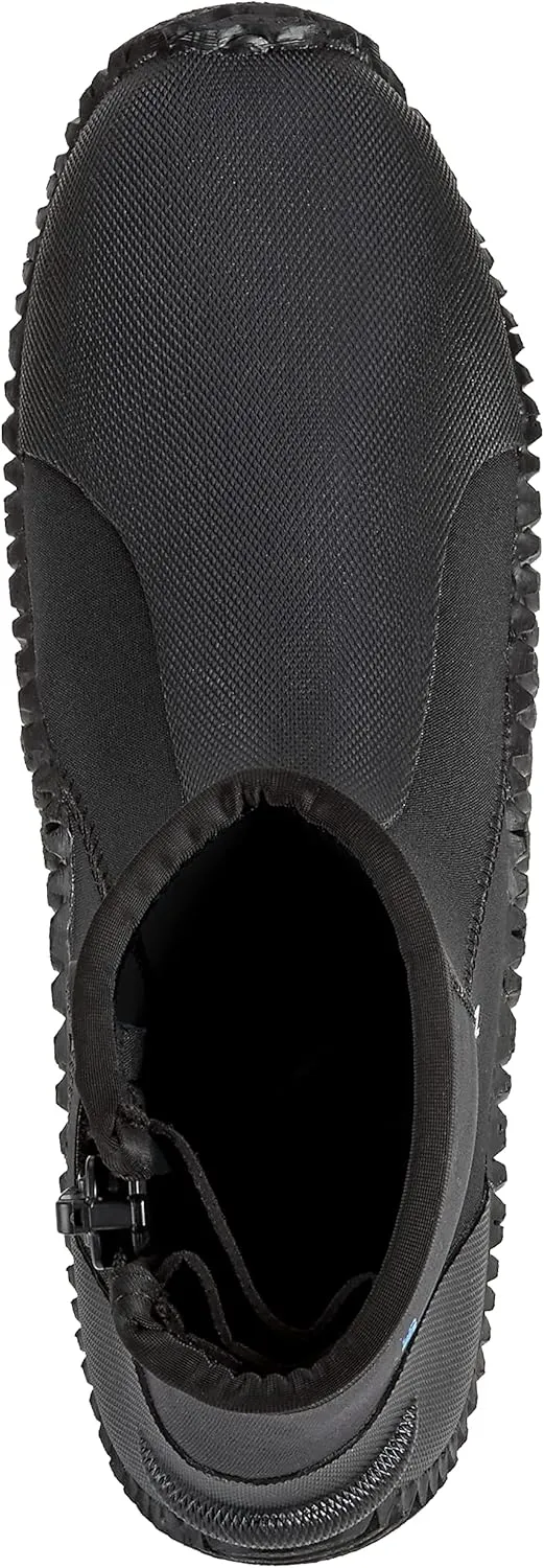 Phantom Aquatics Rapido Boutique Collection Wise 5mm Neoprene Wetsuit Zipper Dive Boot, Great Scuba Diving Snorkeling Surf Boots | Anti-Slip Rubber Sole Booties for Men and Women