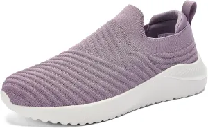 PPQ Womens Slip On Walking Shoes-Lightweight Comfort Breathable Travel Slip in Sneakers