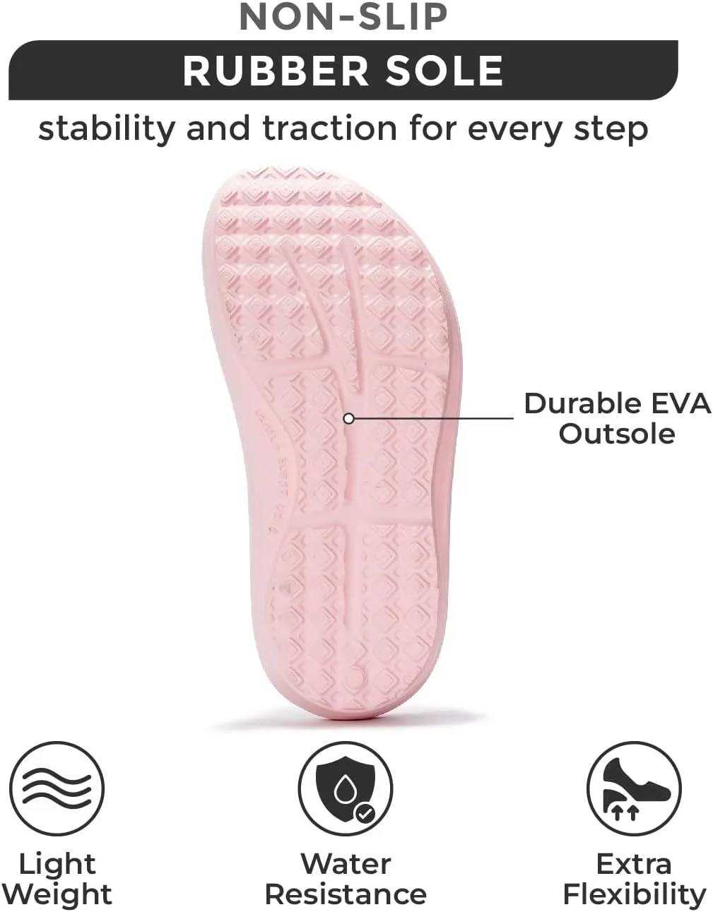 Project Cloud Flip Flops for Women Footwear - Memory Foam and Lightweight Platform Sandals Women Beach Vacation Essentials - Non Slip Durable and Soft Slippers (Abra)