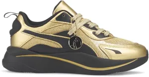 PUMA Womens Baby Phat X Rs-Curve Metallic Lace Up Sneakers Shoes Casual - Gold - Size 7 M