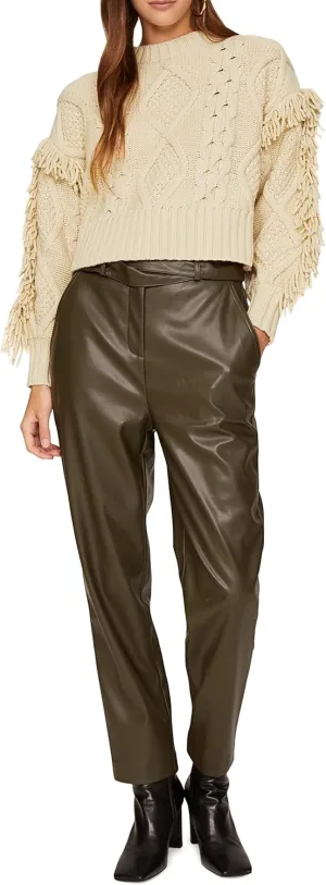 RTR Design Collective Ruffle Shoulder Sweater