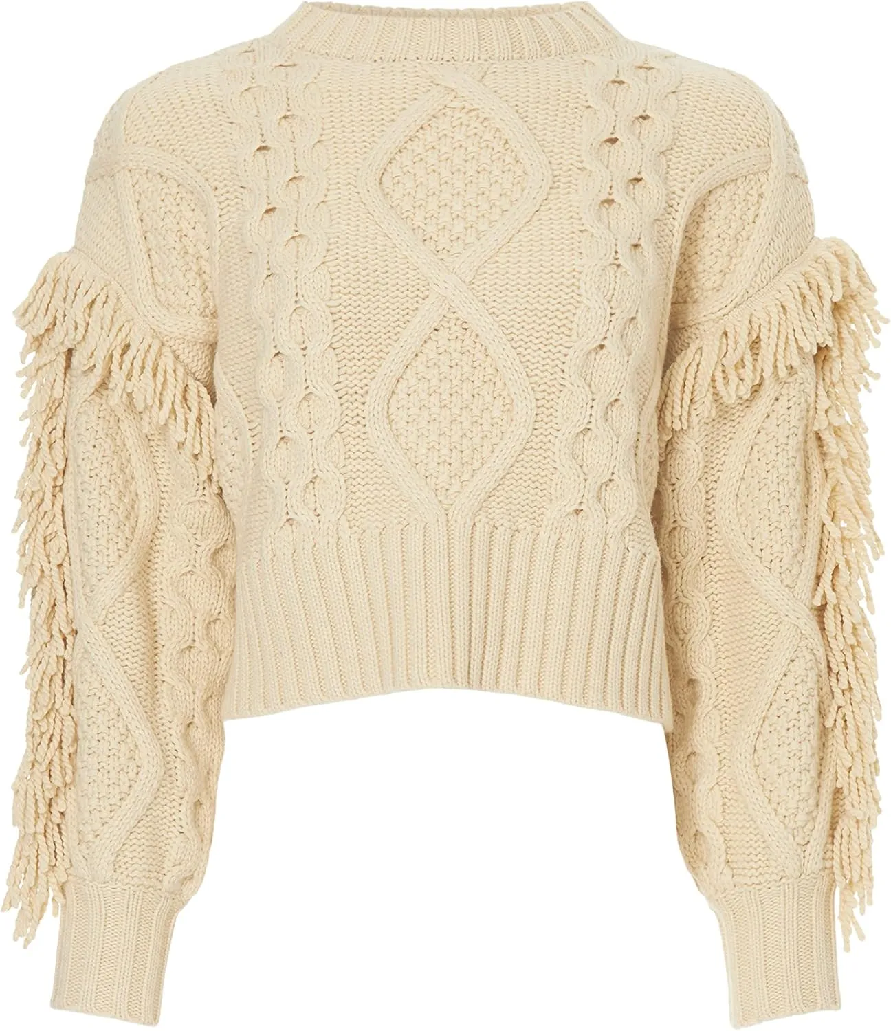 RTR Design Collective Ruffle Shoulder Sweater