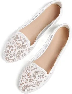 SAILING LU Women Pointed Toe Ballets Flats Faux Suede Comfortable Soft Ballet Walking Shoes Dressy Slip-on Ballerina Shoes