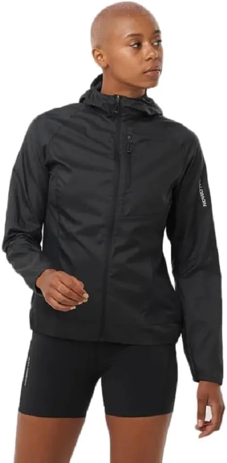 Salomon Women's Bonatti Cross Full Zip Wind Jacket for Trail Running