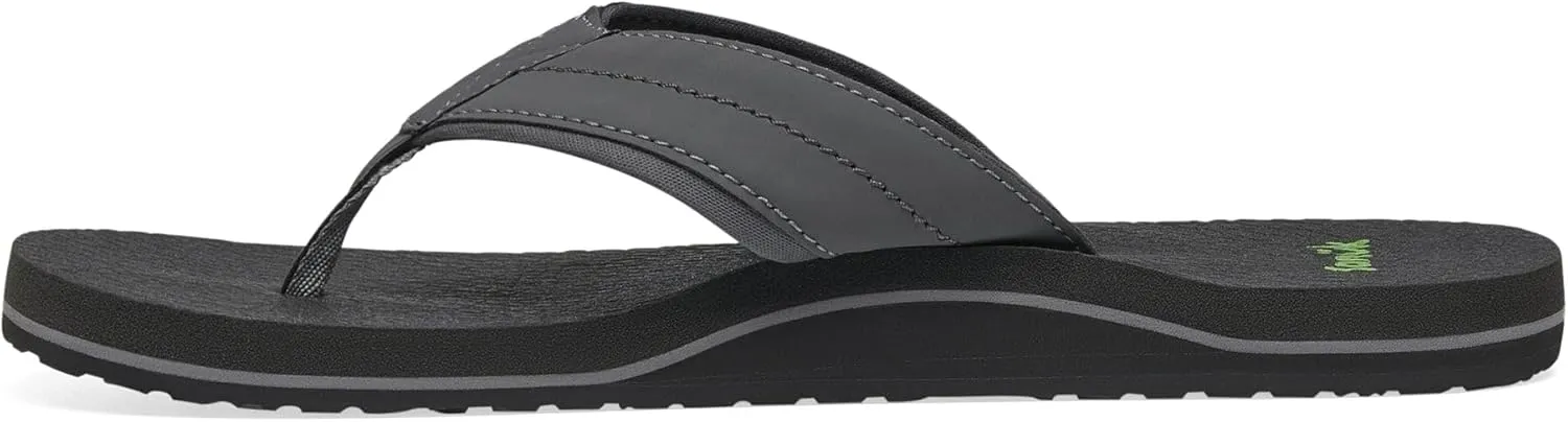 Sanuk Mens Beer Cozy 2 | Flip Flops for Men | Mens Sandals | Beach Sandals | Supportive & Lightweight | Memory Foam Footbed