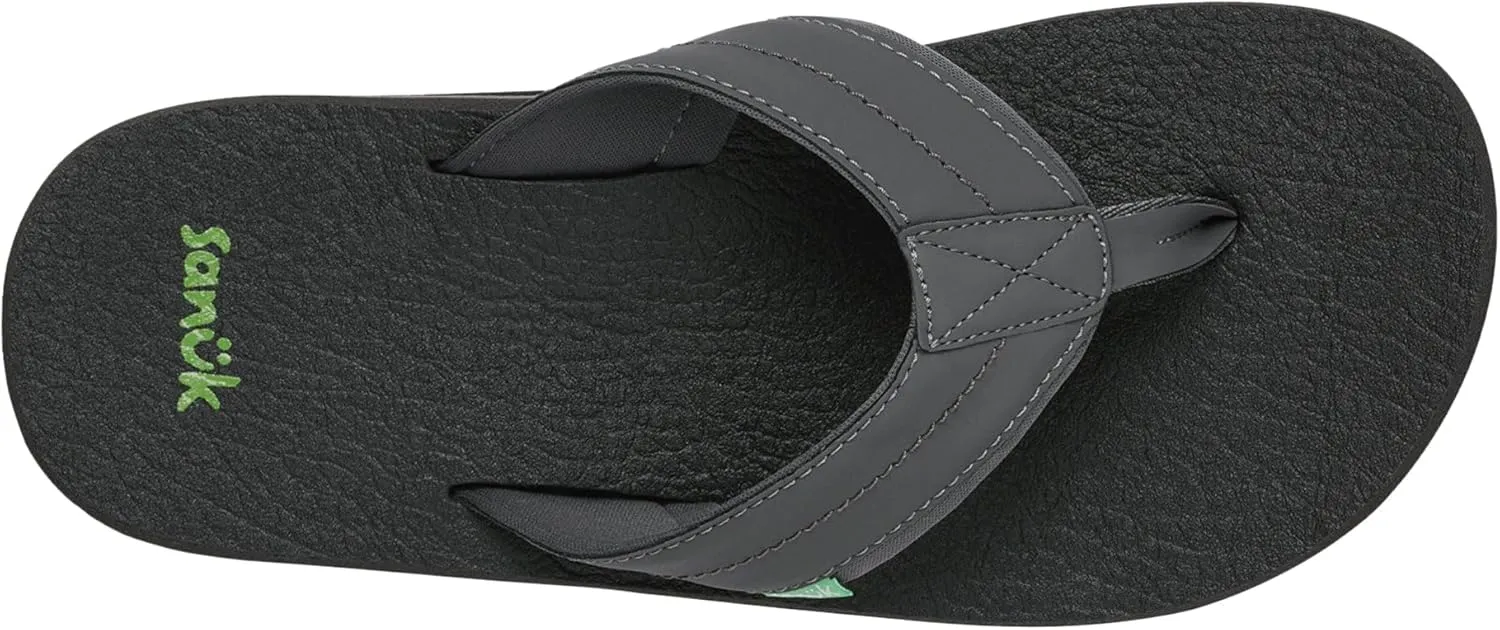 Sanuk Mens Beer Cozy 2 | Flip Flops for Men | Mens Sandals | Beach Sandals | Supportive & Lightweight | Memory Foam Footbed