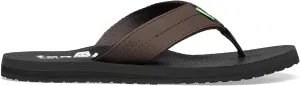 Sanuk Mens Beer Cozy Coaster | Flip Flops for Men | Mens Sandals | Beach Sandals | Supportive & Lightweight | Memory Foam Footbed