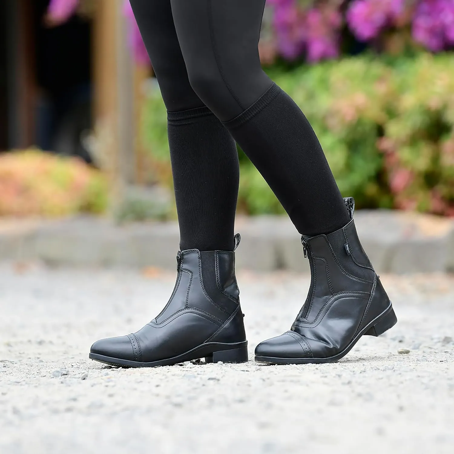 Saxon Syntovia Zip Paddock Boots