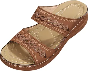 SBGMoSJ Diabetic Shoes for Women Wide Width Sandalias De Mujer OrtopéDicas Orthopedic Slides for Women Size 7 Beach Flip Flops Women Silver High Heels White Sandals Women Platform