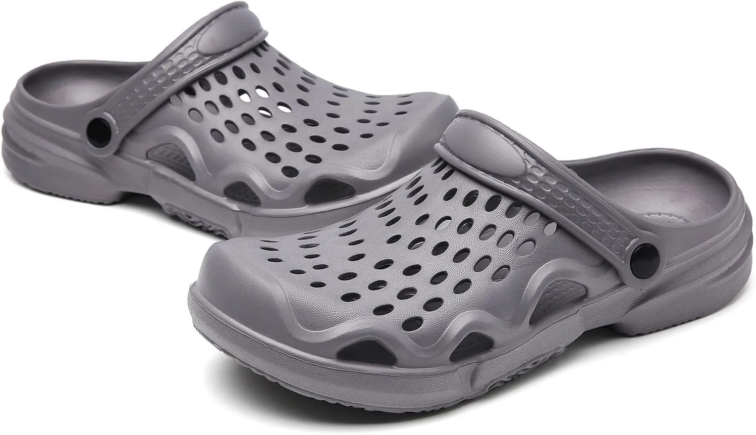 SECHRITE Clogs for Men Garden Shoes Water Sandals Mens Mules and Clogs Shower Slippers Waterproof Summer Slides