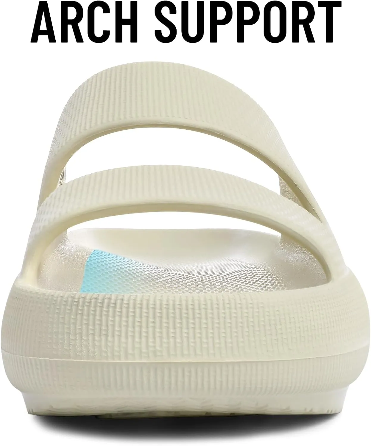 shevalues Orthopedic Slide Sandals for Women with Arch Support Pillow Soft Recovery Slip on Sandals Lightweight Summer Cloud Slippers for Plantar Fasciitis