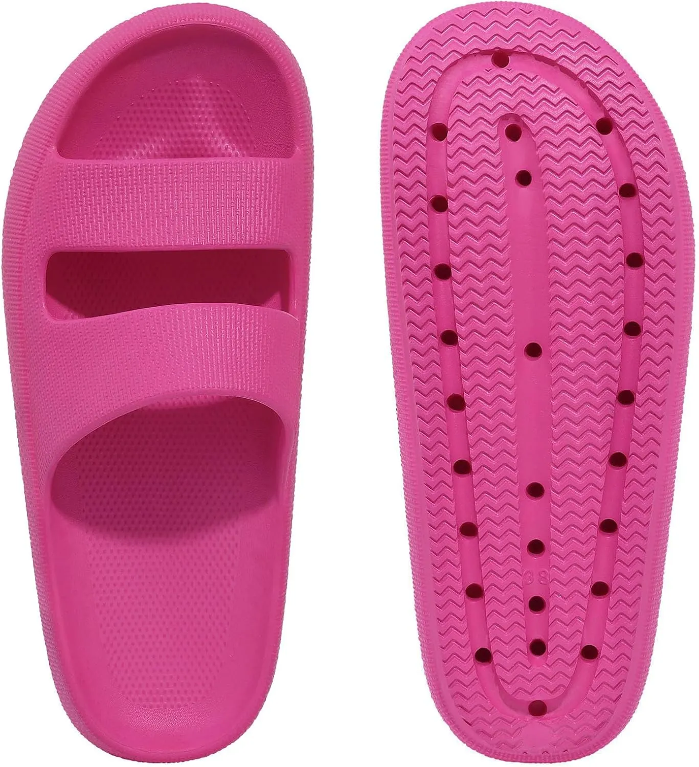 shevalues Orthopedic Slide Sandals for Women with Arch Support Pillow Soft Recovery Slip on Sandals Lightweight Summer Cloud Slippers for Plantar Fasciitis
