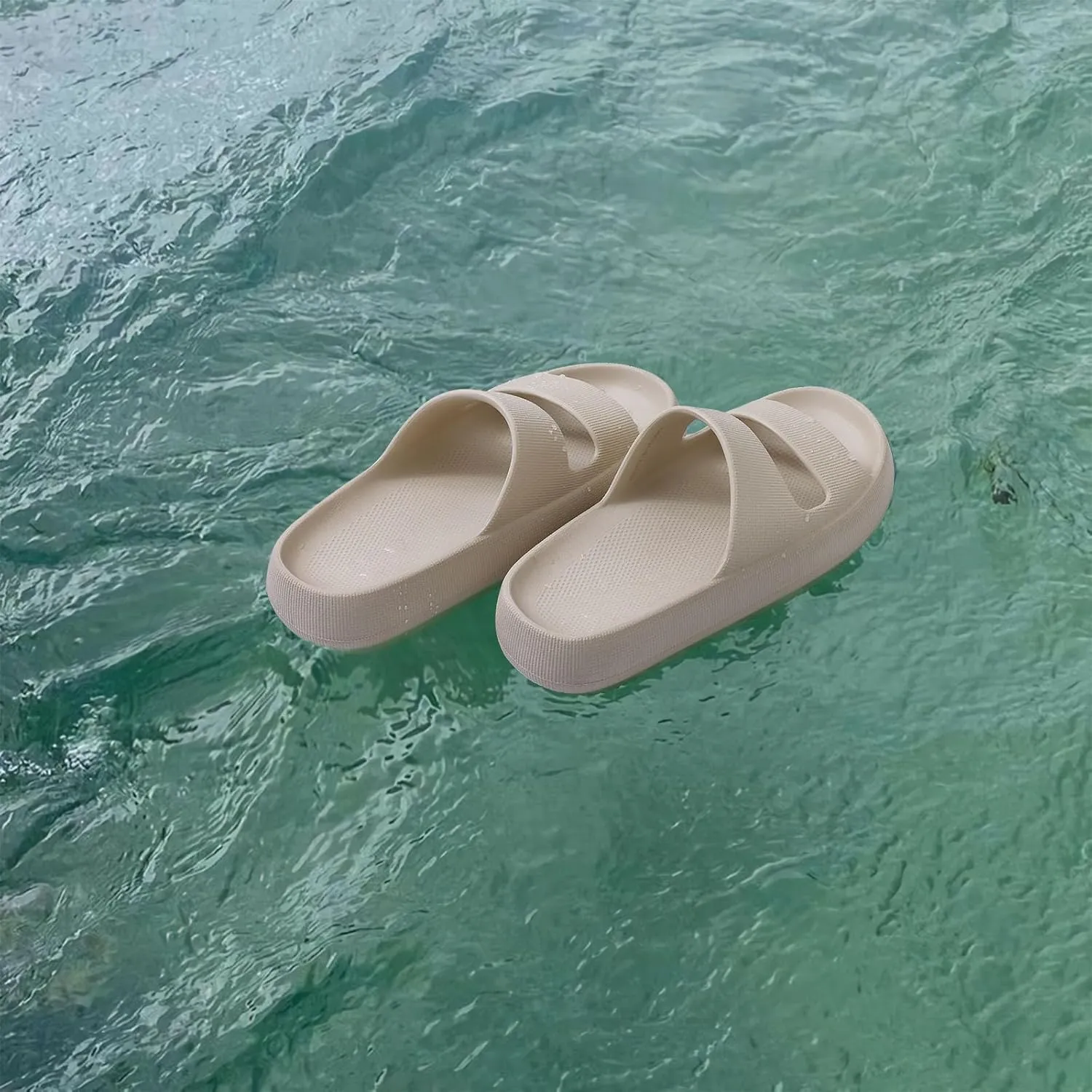 shevalues Orthopedic Slide Sandals for Women with Arch Support Pillow Soft Recovery Slip on Sandals Lightweight Summer Cloud Slippers for Plantar Fasciitis