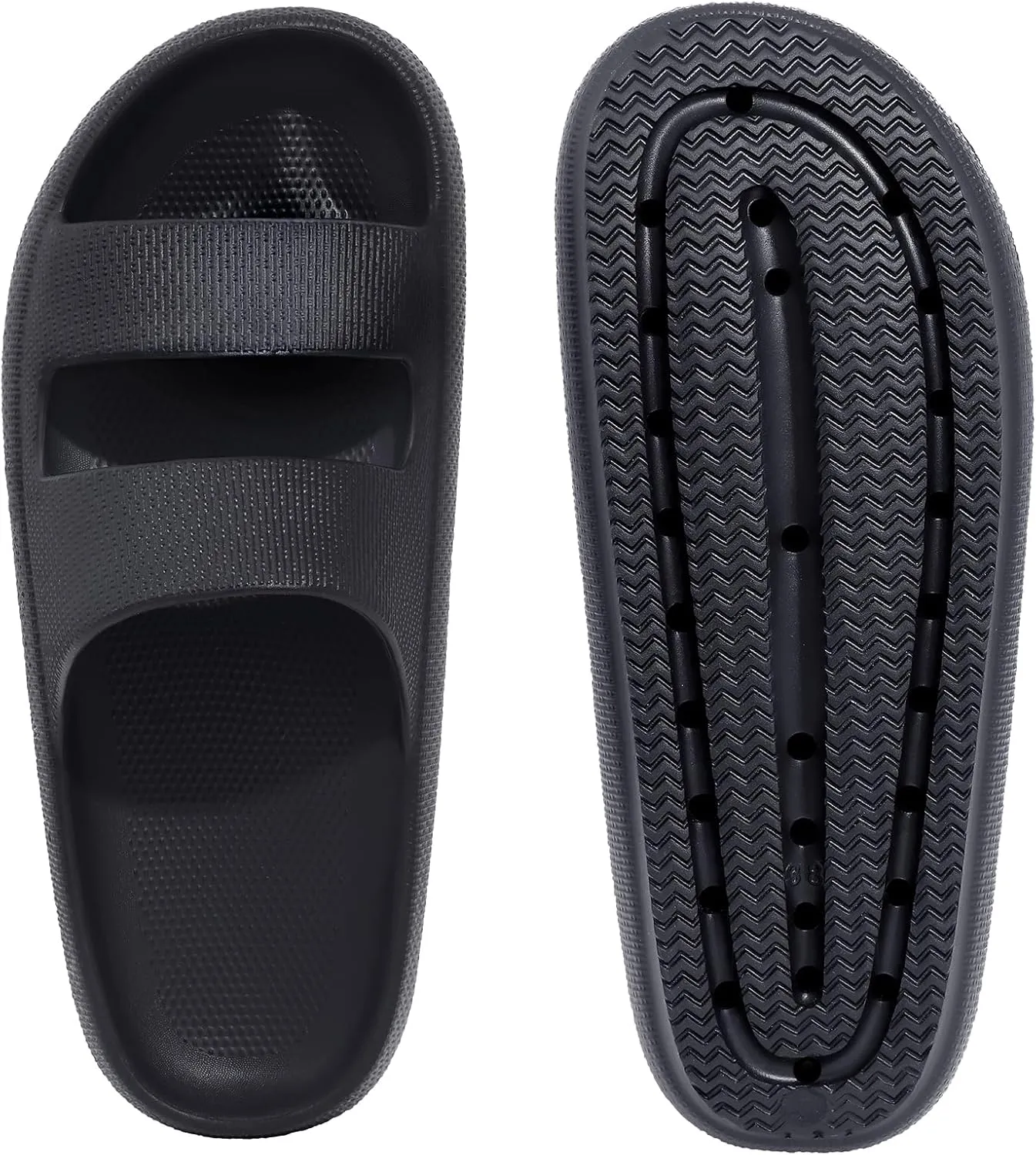 shevalues Orthopedic Slide Sandals for Women with Arch Support Pillow Soft Recovery Slip on Sandals Lightweight Summer Cloud Slippers for Plantar Fasciitis