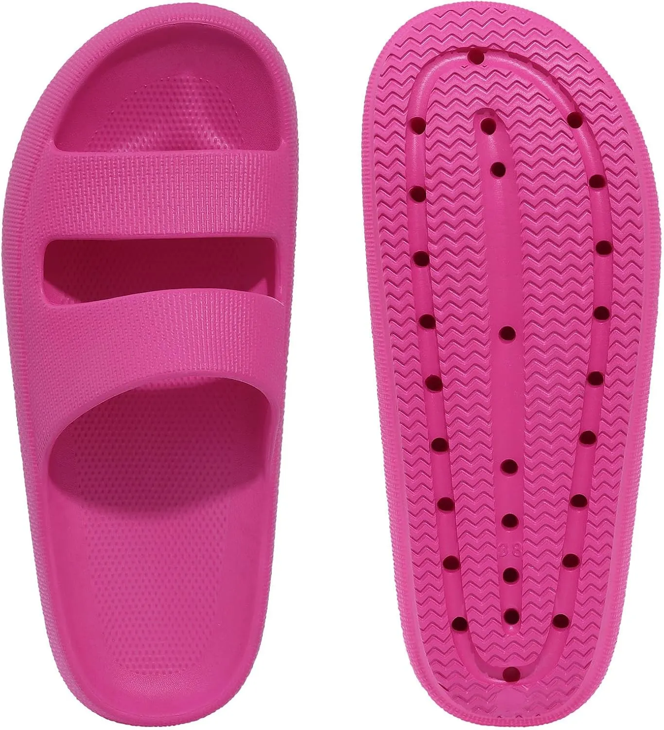 shevalues Orthopedic Slide Sandals for Women with Arch Support Pillow Soft Recovery Slip on Sandals Lightweight Summer Cloud Slippers for Plantar Fasciitis