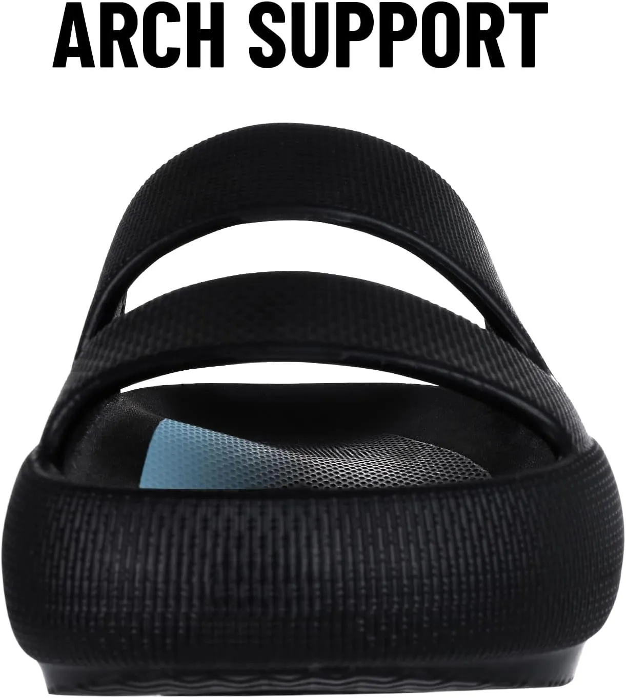 shevalues Orthopedic Slide Sandals for Women with Arch Support Pillow Soft Recovery Slip on Sandals Lightweight Summer Cloud Slippers for Plantar Fasciitis