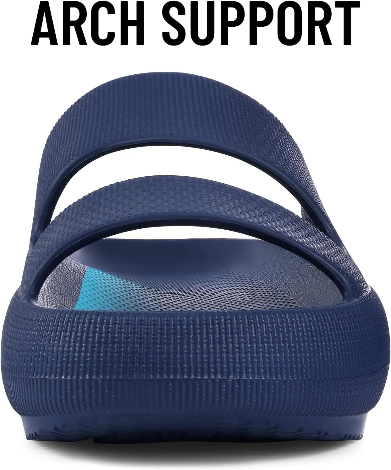 shevalues Orthopedic Slide Sandals for Women with Arch Support Pillow Soft Recovery Slip on Sandals Lightweight Summer Cloud Slippers for Plantar Fasciitis