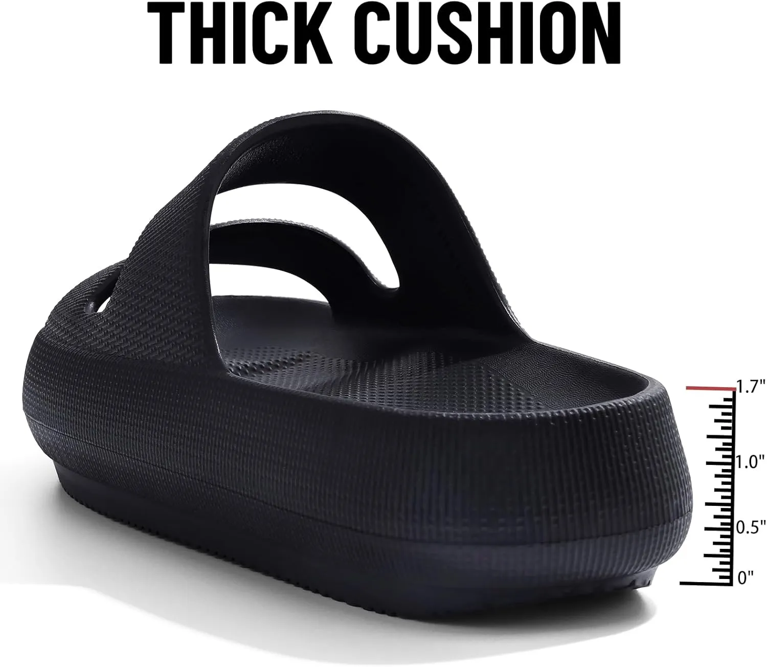 shevalues Orthopedic Slide Sandals for Women with Arch Support Pillow Soft Recovery Slip on Sandals Lightweight Summer Cloud Slippers for Plantar Fasciitis