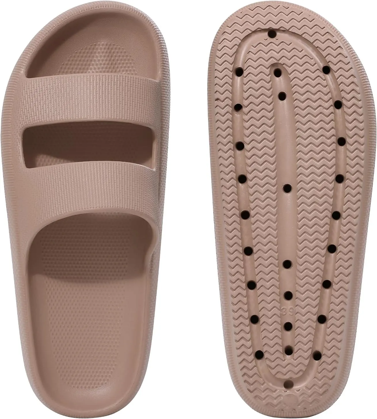 shevalues Orthopedic Slide Sandals for Women with Arch Support Pillow Soft Recovery Slip on Sandals Lightweight Summer Cloud Slippers for Plantar Fasciitis