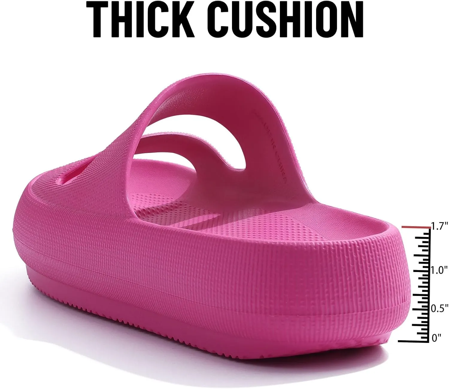 shevalues Orthopedic Slide Sandals for Women with Arch Support Pillow Soft Recovery Slip on Sandals Lightweight Summer Cloud Slippers for Plantar Fasciitis