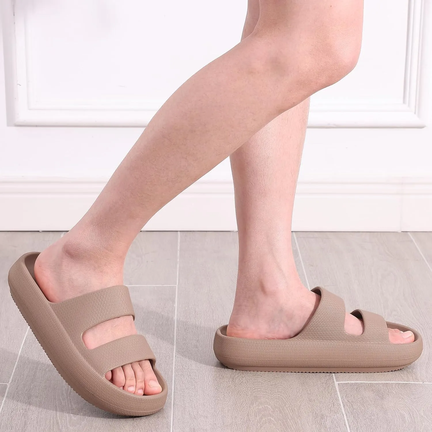 shevalues Orthopedic Slide Sandals for Women with Arch Support Pillow Soft Recovery Slip on Sandals Lightweight Summer Cloud Slippers for Plantar Fasciitis