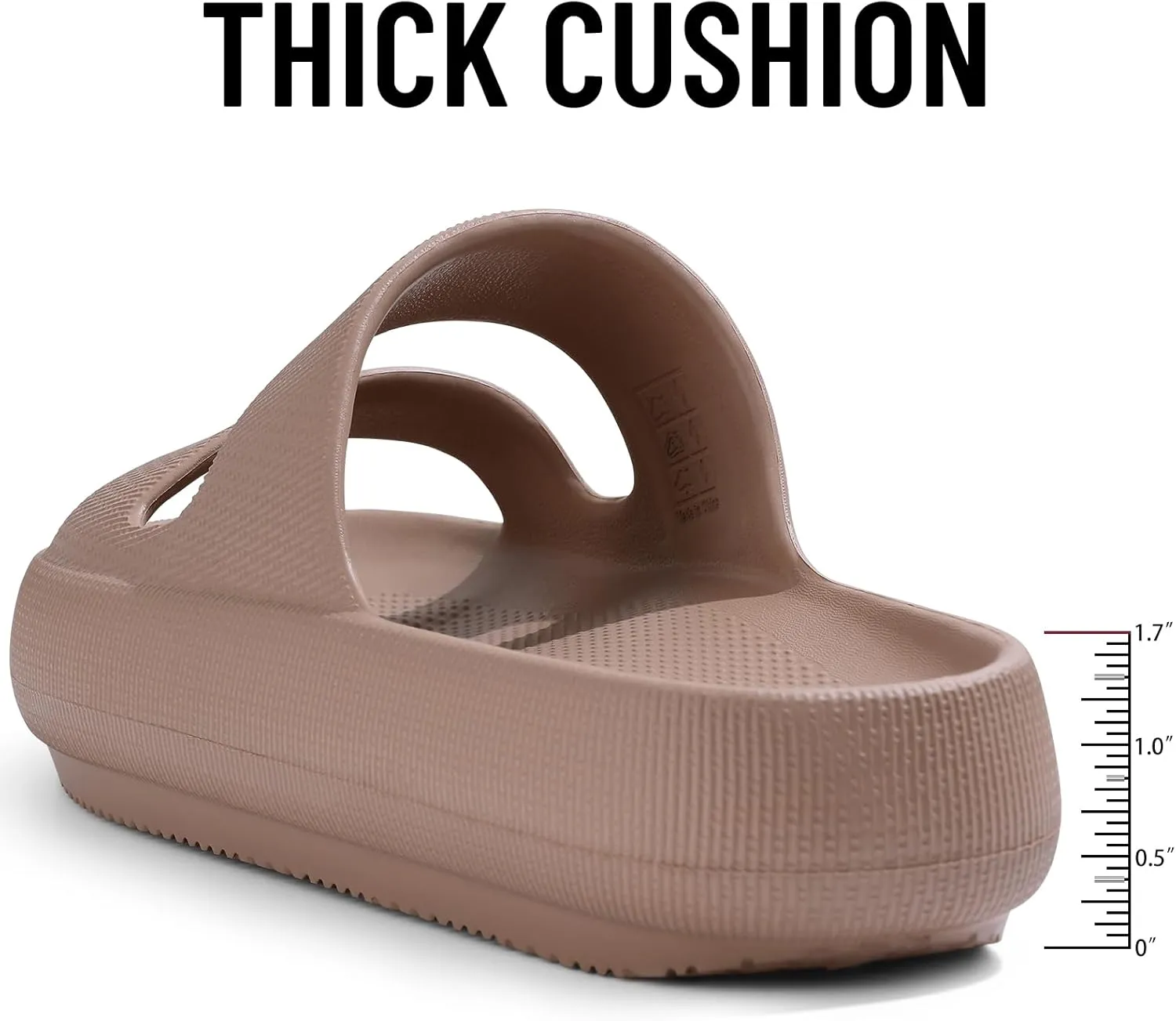 shevalues Orthopedic Slide Sandals for Women with Arch Support Pillow Soft Recovery Slip on Sandals Lightweight Summer Cloud Slippers for Plantar Fasciitis