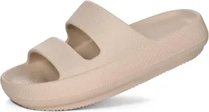 shevalues Orthopedic Slide Sandals for Women with Arch Support Pillow Soft Recovery Slip on Sandals Lightweight Summer Cloud Slippers for Plantar Fasciitis