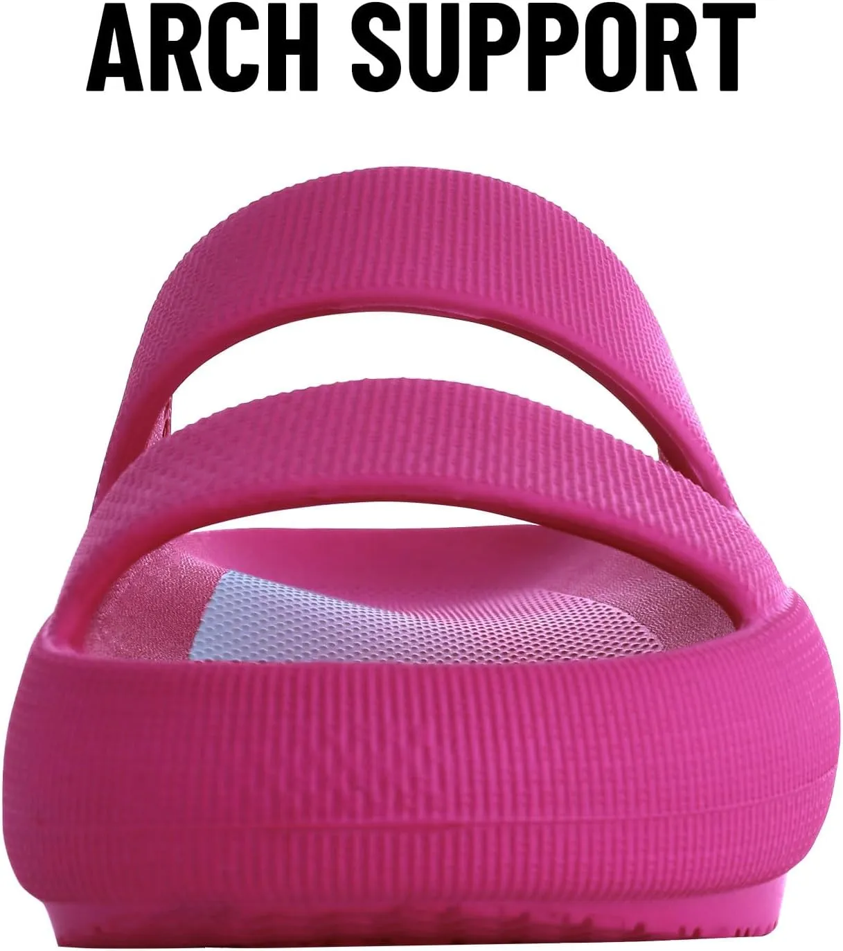 shevalues Orthopedic Slide Sandals for Women with Arch Support Pillow Soft Recovery Slip on Sandals Lightweight Summer Cloud Slippers for Plantar Fasciitis