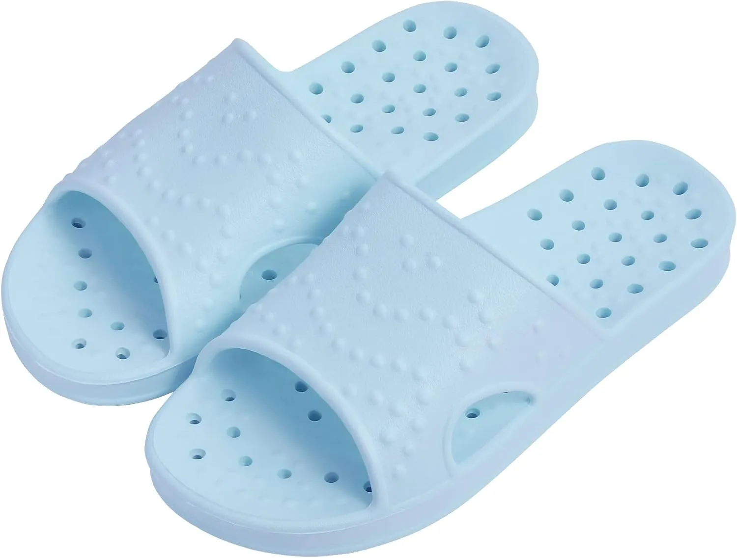 shevalues Shower Shoes for Women with Arch Support Quick Drying Pool Slides Lightweight Beach Sandals with Drain Holes