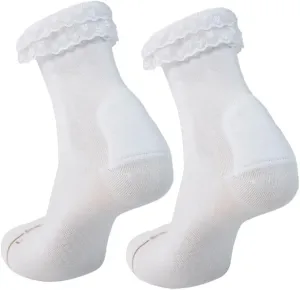 SHEZZA Anti-Blister Cushion Heel Padded Lace Sock-Breathable,Comfortable-seen on TikTok