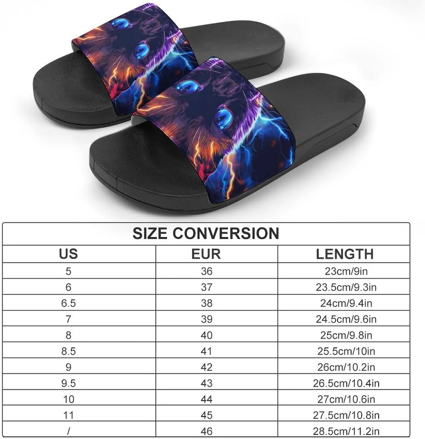 Siamese Cat Thunder House Sandals Non Slip Slippers Quick Drying Bathroom Shower Shoes for Women Men