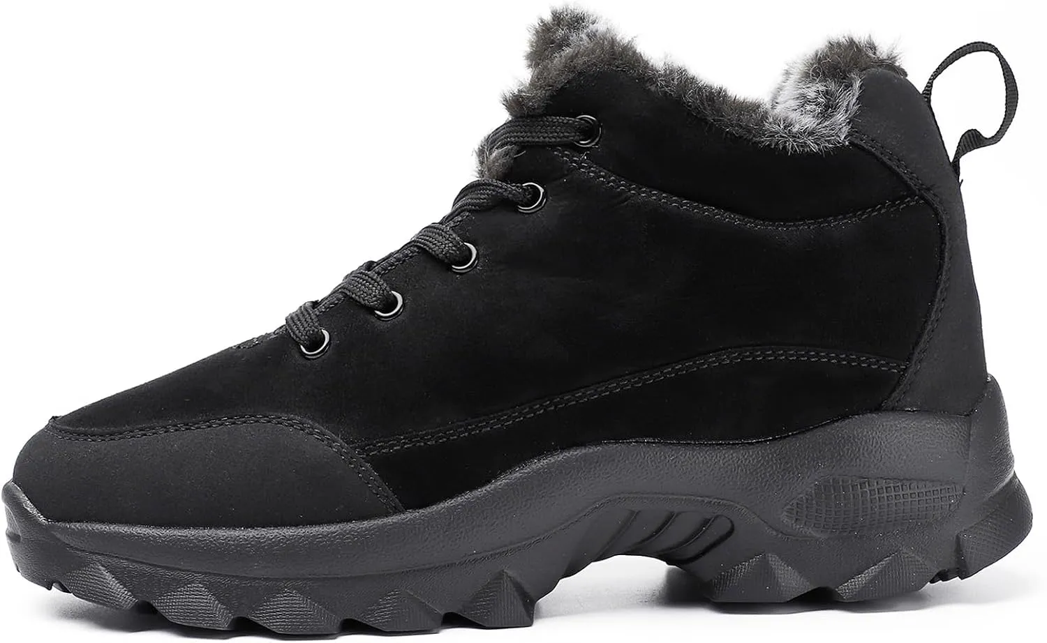 SNEKARMIN Men Snow Boots Outdoor Shoes For Male Thick Sole Sneakers for Men Winter Shoes Botines Tenis Keep Warm Fluff Mens Ankle Boots