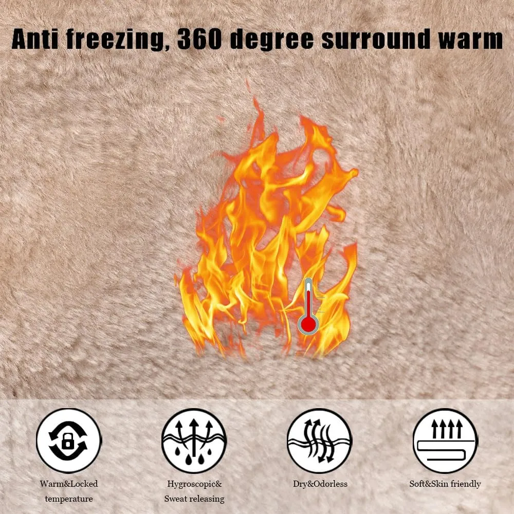 Snow Boots for Women,Platform Winter Boots Warm Sneaker,Hiking Shoes Waterproof with Zipper