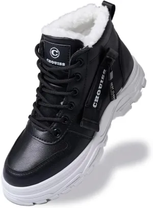 Snow Boots for Women,Platform Winter Boots Warm Sneaker,Hiking Shoes Waterproof with Zipper