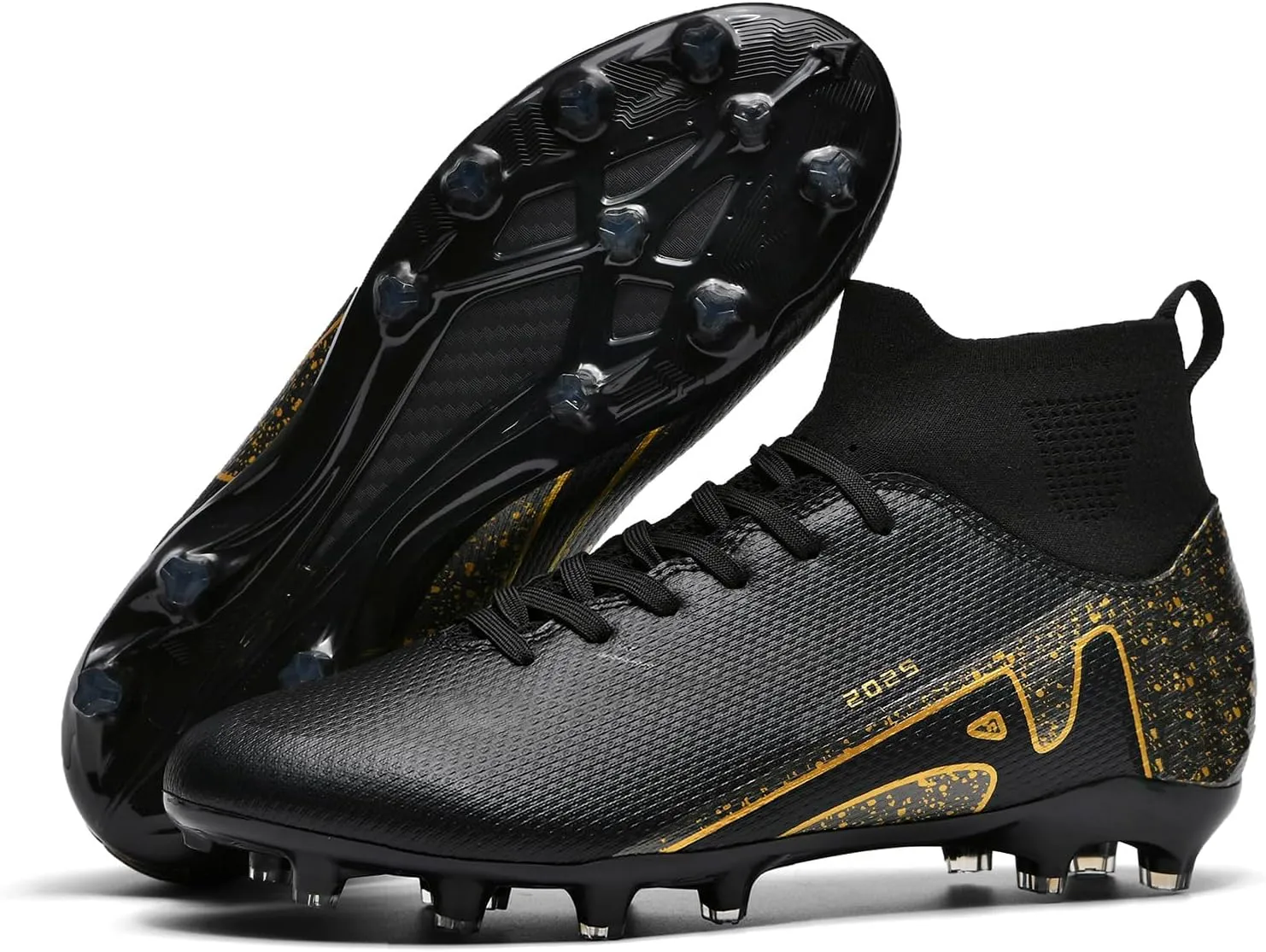 Soccer Cleats for Womens Mens Outdoor Unisex Turf Shoes Youth Rugby Shoes Adult AG FG TF Football Boots Wide Training Sneaker