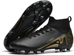 Soccer Cleats for Womens Mens Outdoor Unisex Turf Shoes Youth Rugby Shoes Adult AG FG TF Football Boots Wide Training Sneaker