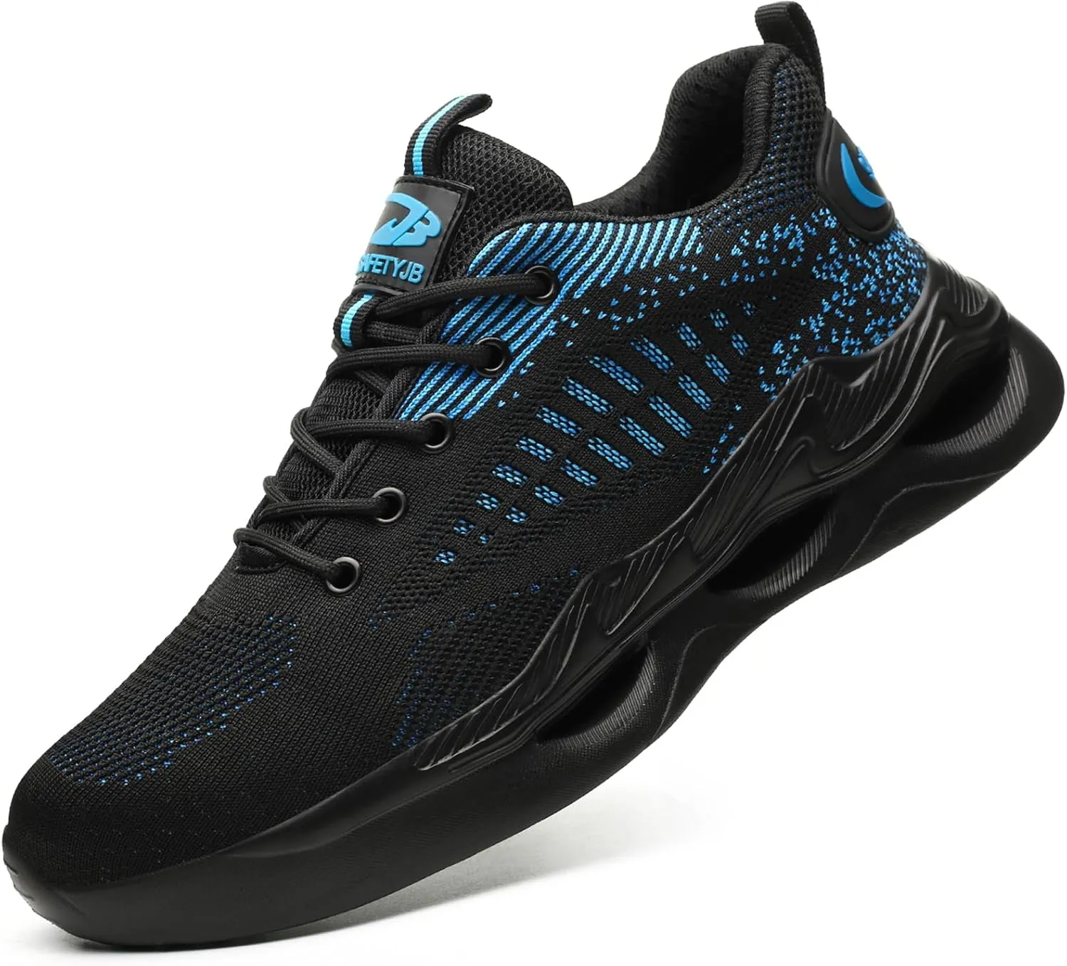 Steel Toe Shoes for Men Women Comfortable Breathable Safety Work Shoes Lightweight Indestructible Puncture Proof Steel Toe Sneakers
