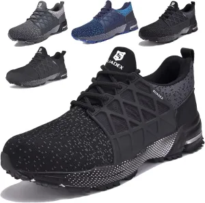 SUADEX Indestructible Steel Toe Shoes Men Women Safety Work Sneakers Comfortable Lightweight