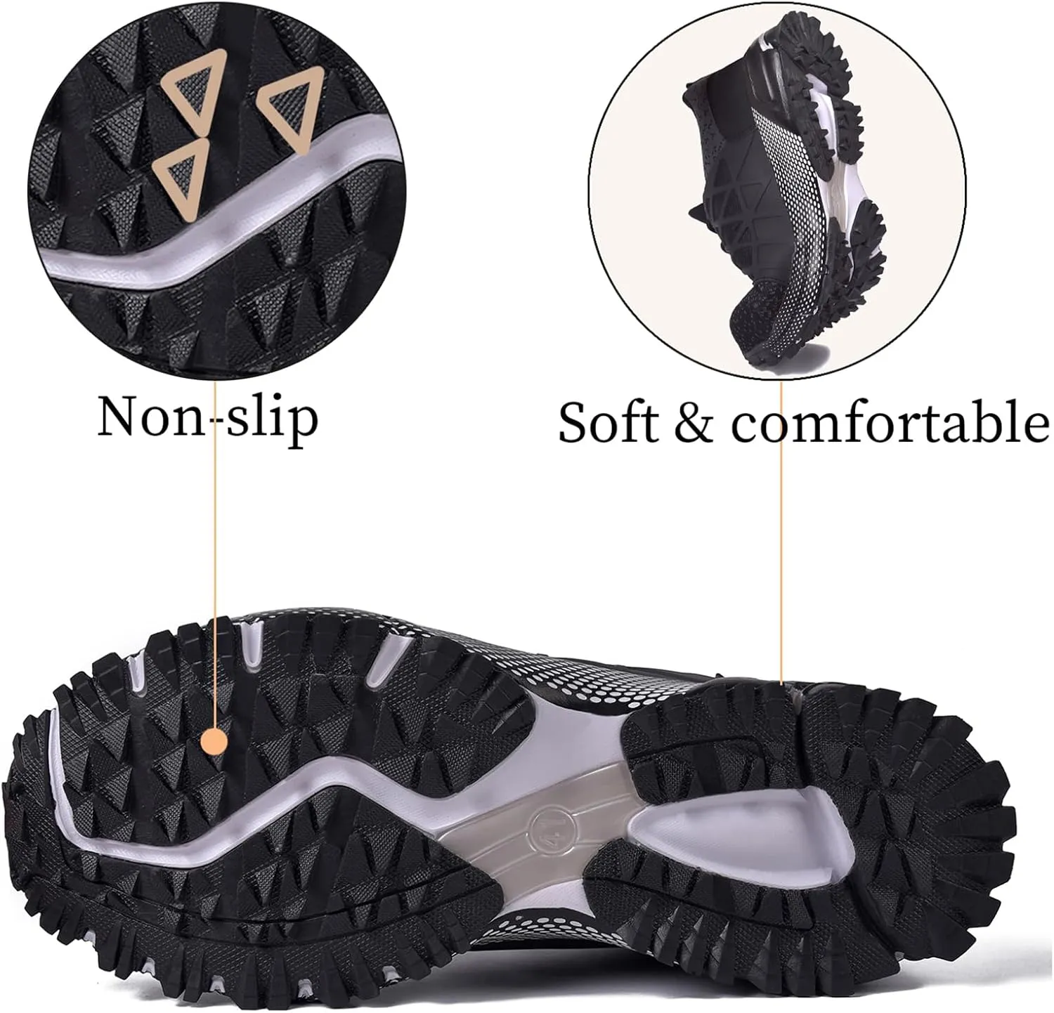 SUADEX Indestructible Steel Toe Shoes Men Women Safety Work Sneakers Comfortable Lightweight