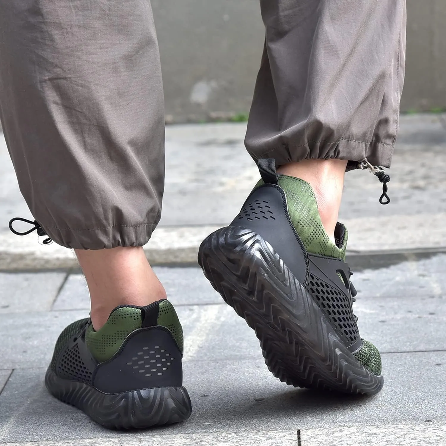 SUADEX Steel Toe Shoes Men Women Indestructible Work Safety Shoes Working Industrial Construction Sneakers