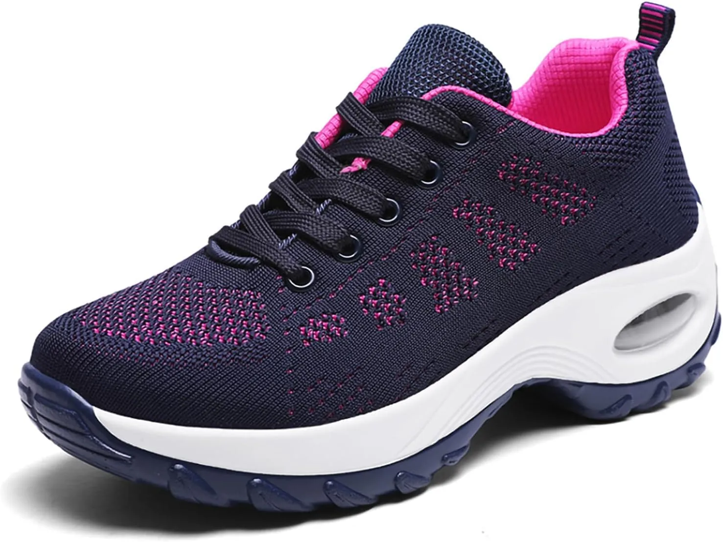 SWDZM Women Breathable Dance Sneakers Air Cushion Split Sole Athletic Dance Walking Shoes