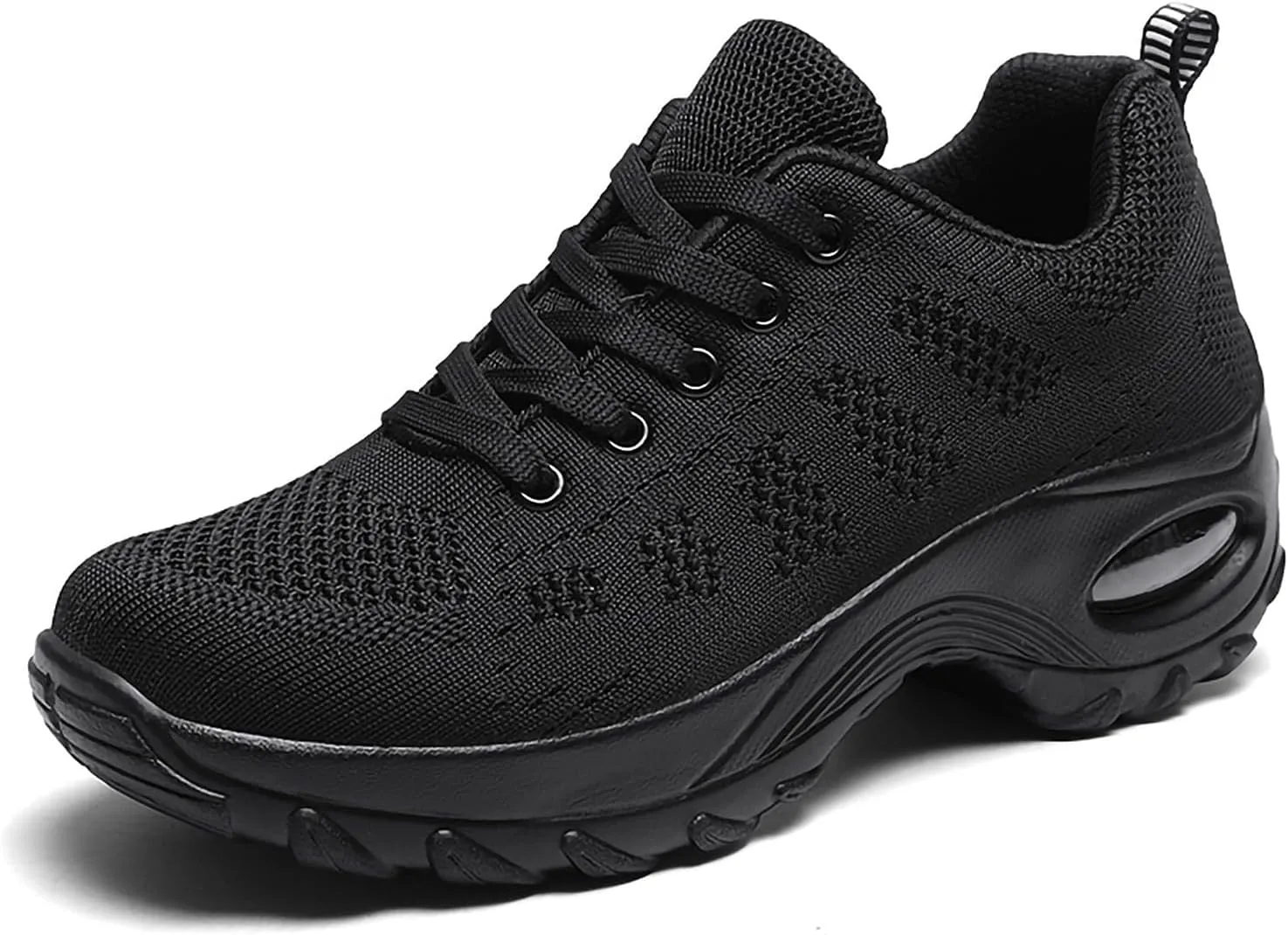 SWDZM Women Breathable Dance Sneakers Air Cushion Split Sole Athletic Dance Walking Shoes