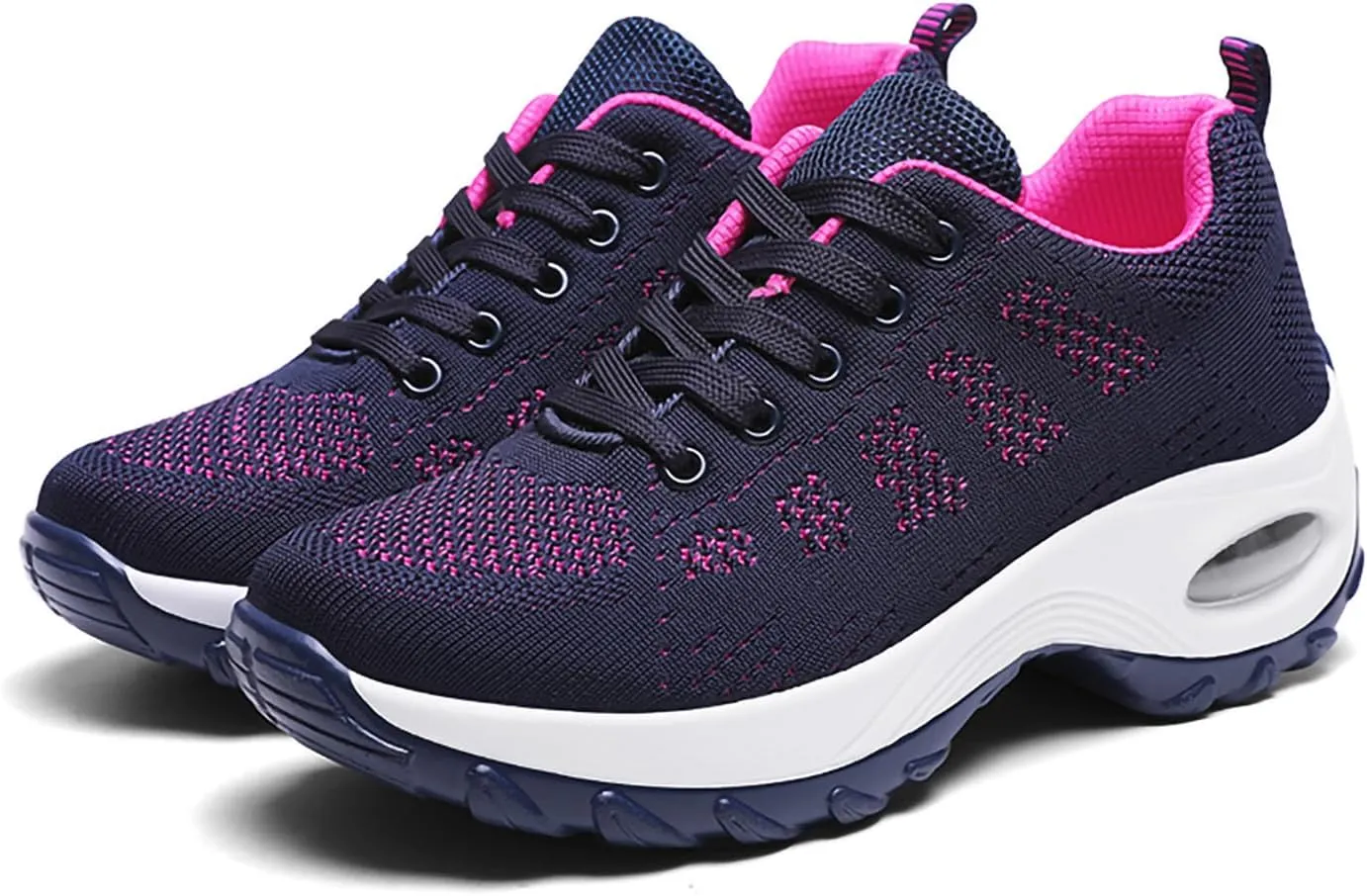 SWDZM Women Breathable Dance Sneakers Air Cushion Split Sole Athletic Dance Walking Shoes