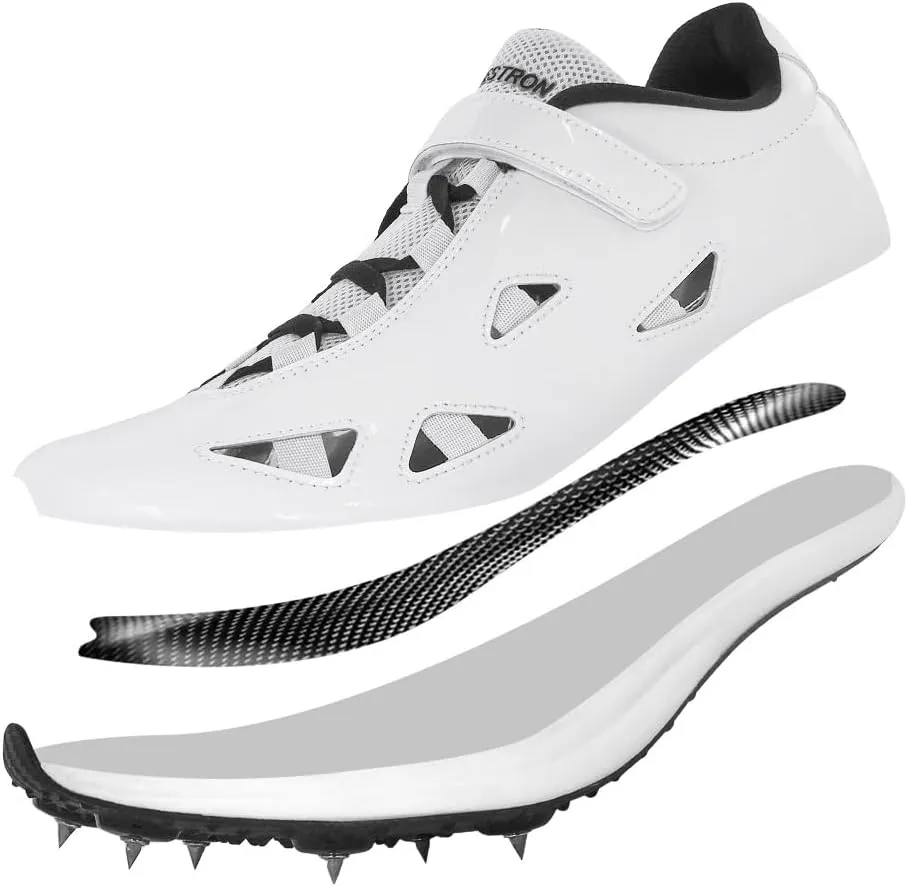 THESTRON New Track Spikes Shoes Men Women Kids Track and Fields Sneakers Athletics Spikes Sprint Shoes Professional Track Running Racing Shoes Youth Jumping Sneakers with Spikes