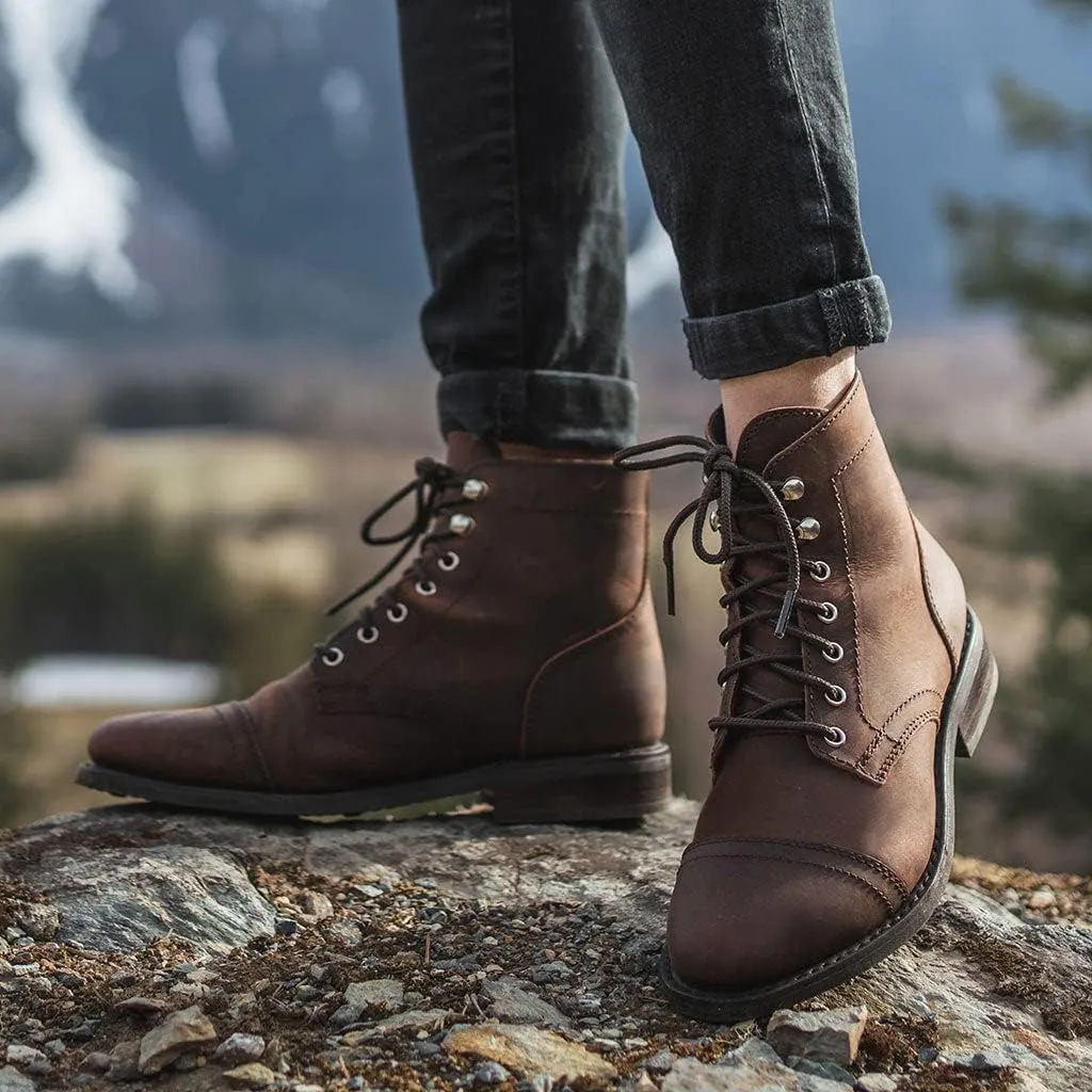 Thursday Boot Company Women's Captain Cap Toe Ankle Boots