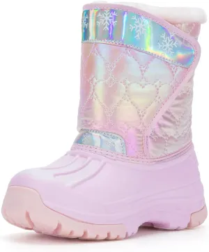 Toddler Warm Boots Girls Winter Snow Boots Child Rain Boot Waterproof Shoes Outdoor