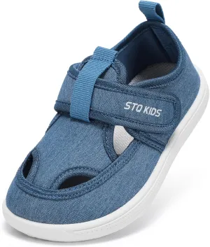 Toddler Wide Toe Box Water Shoes: Boys Girls Zero Drop Beach Sandals Summer Kids Barefoot Swim Pool Shoe