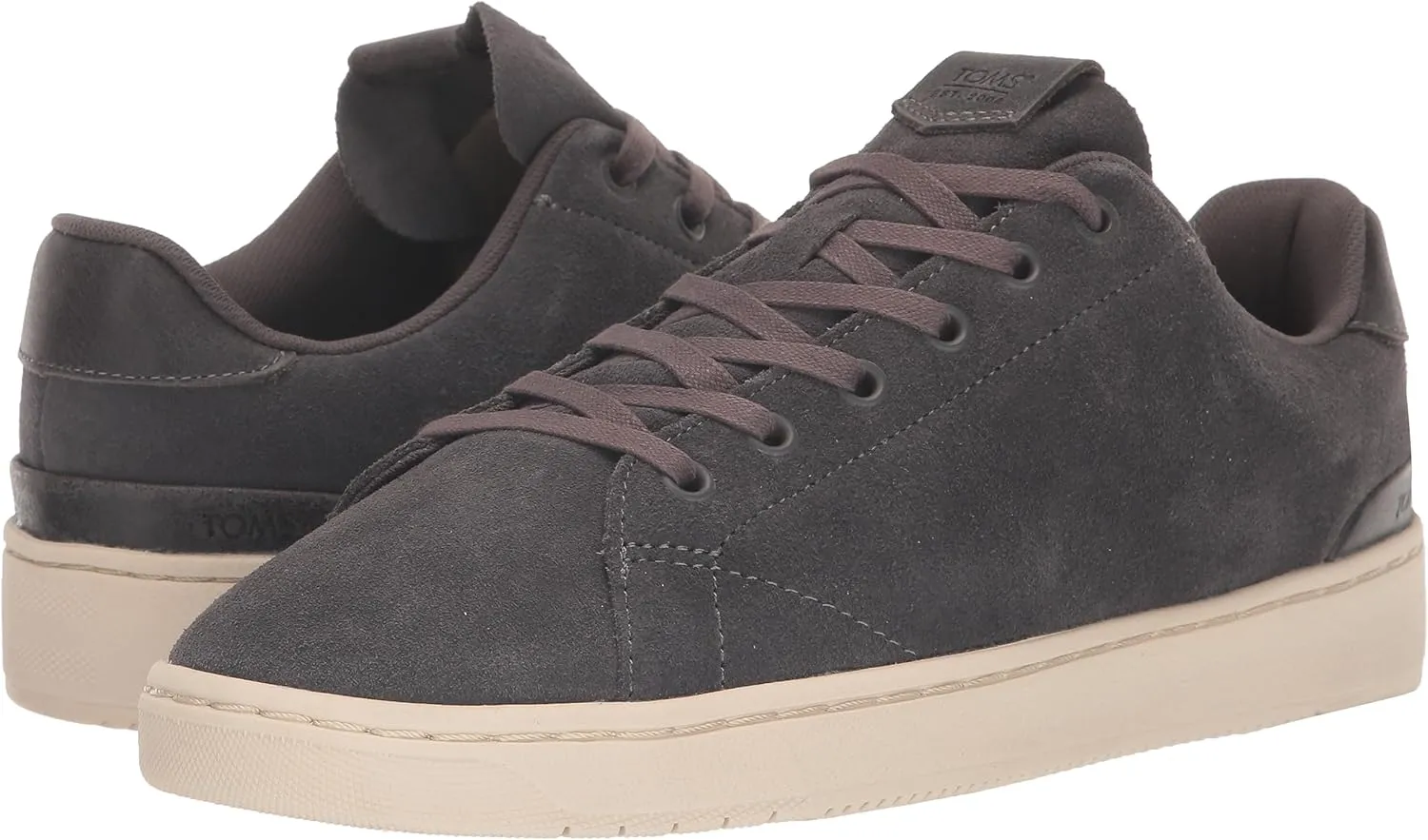 TOMS Mens Travel Lite Low Lace Up Sneakers Shoes Casual - Black